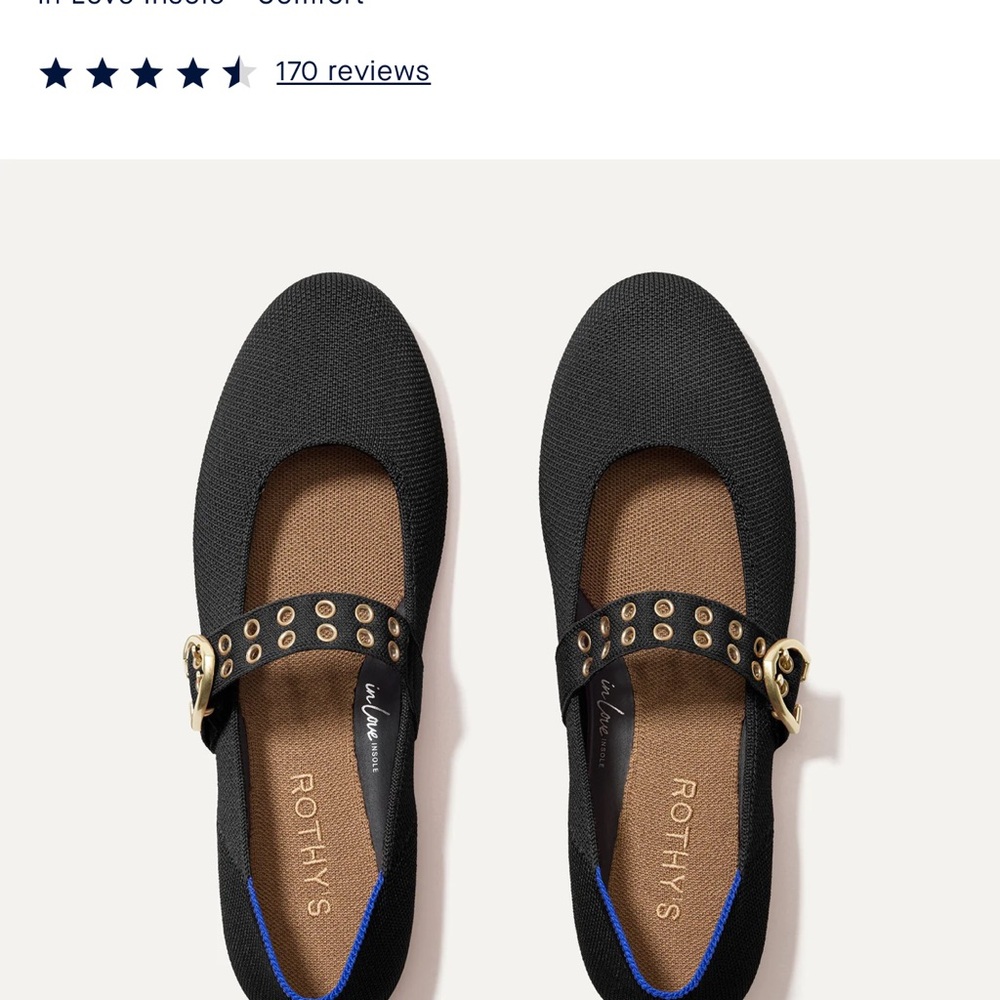 Rothy's Black Mary Jane Women's Shoes